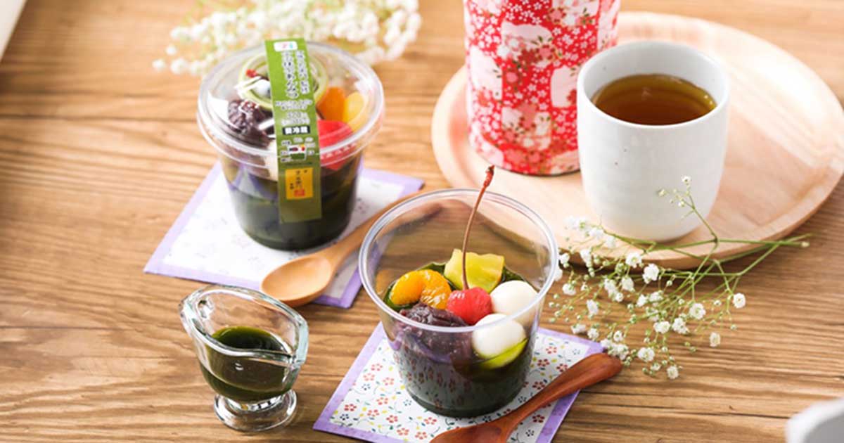 メインビジュアル:【コンビニ 和テイストスイーツ】「おうちで花見」のお供にしたい6品