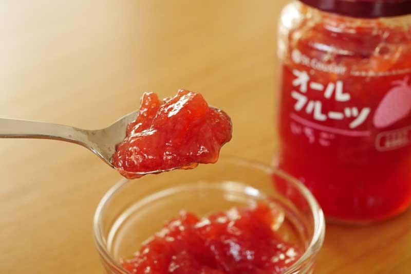 砂糖不使用いちごジャム①｜サンクゼール「オールフルーツ いちご」