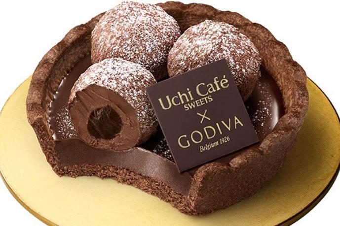 ●GODIVA×Uchi Café タルトトリュフ オ ショコラ(税込 350円)