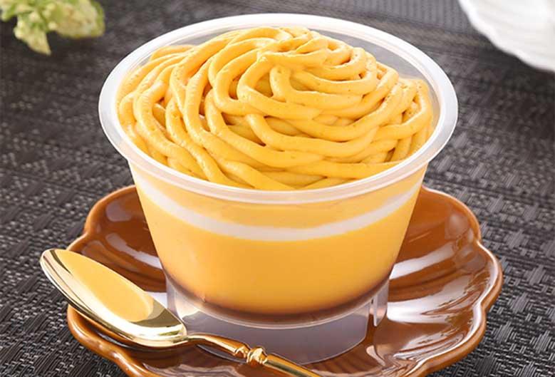 ●かぼちゃのモンブランプリン(税込248円)