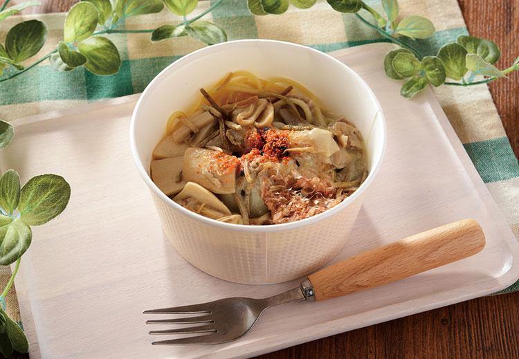 ●和パスタ こなな監修 豚肉ときのこのごぼう豆乳クリームパスタ(税込399円)