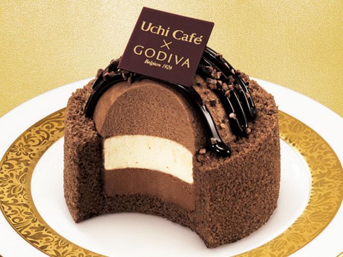 ●Uchi Café×GODIVA ショコラドーム ヴァニーユ(税込450円)