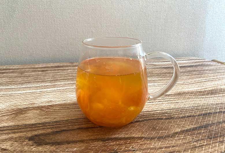 「水果茶」レシピ④凍頂烏龍茶×オレンジ×グレープフルーツ