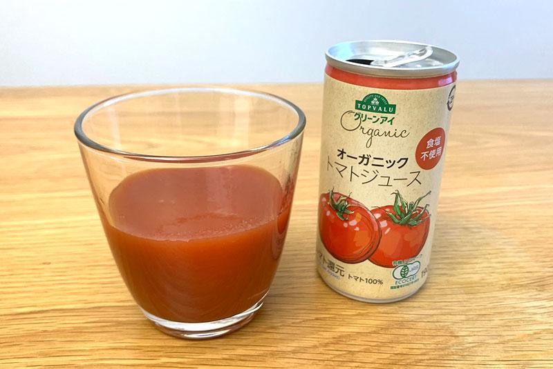 ⑬オーガニック トマトジュース 食塩不使用｜トップバリュー