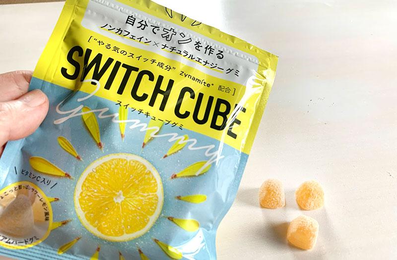 ●スイッチキューブグミ SWITCH CUBE gummy｜UHA味覚糖  230円 ハードタイプ