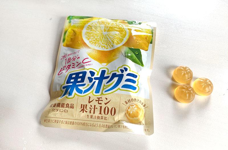 ●果汁グミ レモン100％｜明治　ソフトタイプ