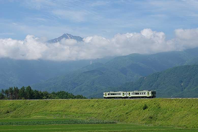 HIGH RAIL 1375 と田園風景