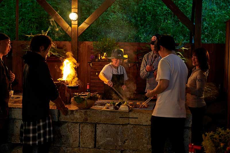 オプションでBBQを追加できます。